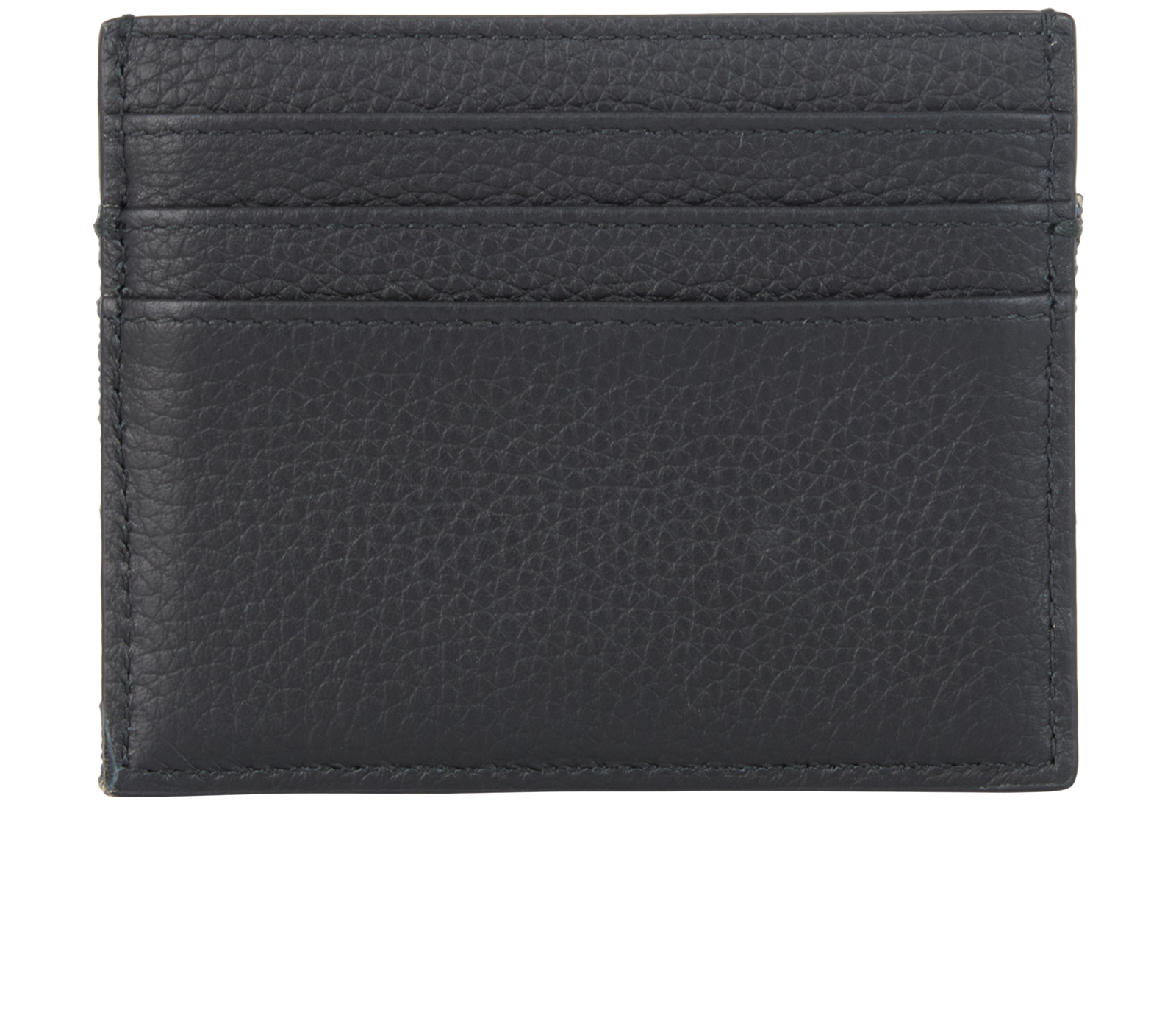 Christian Dior Card Holder, &pound;170, Accessories, Navy, Canvas/Leather, Back view